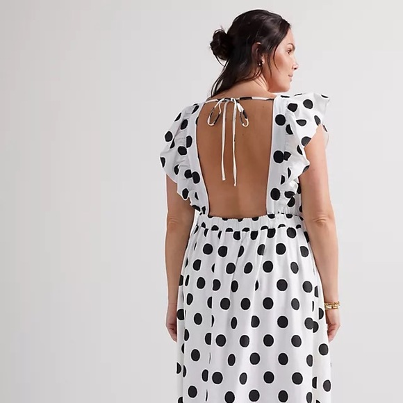 amadi polka dot dress